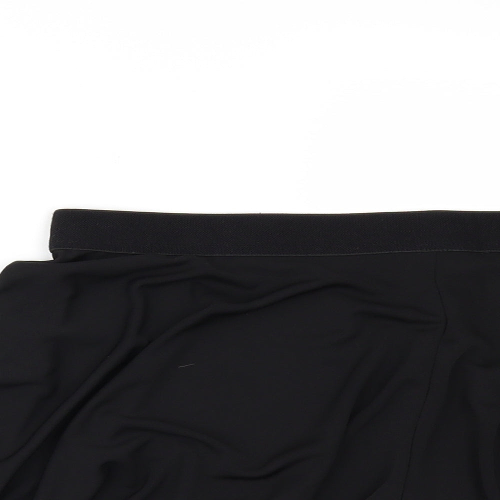 H&M Womens Black   Paperbag Shorts Size L