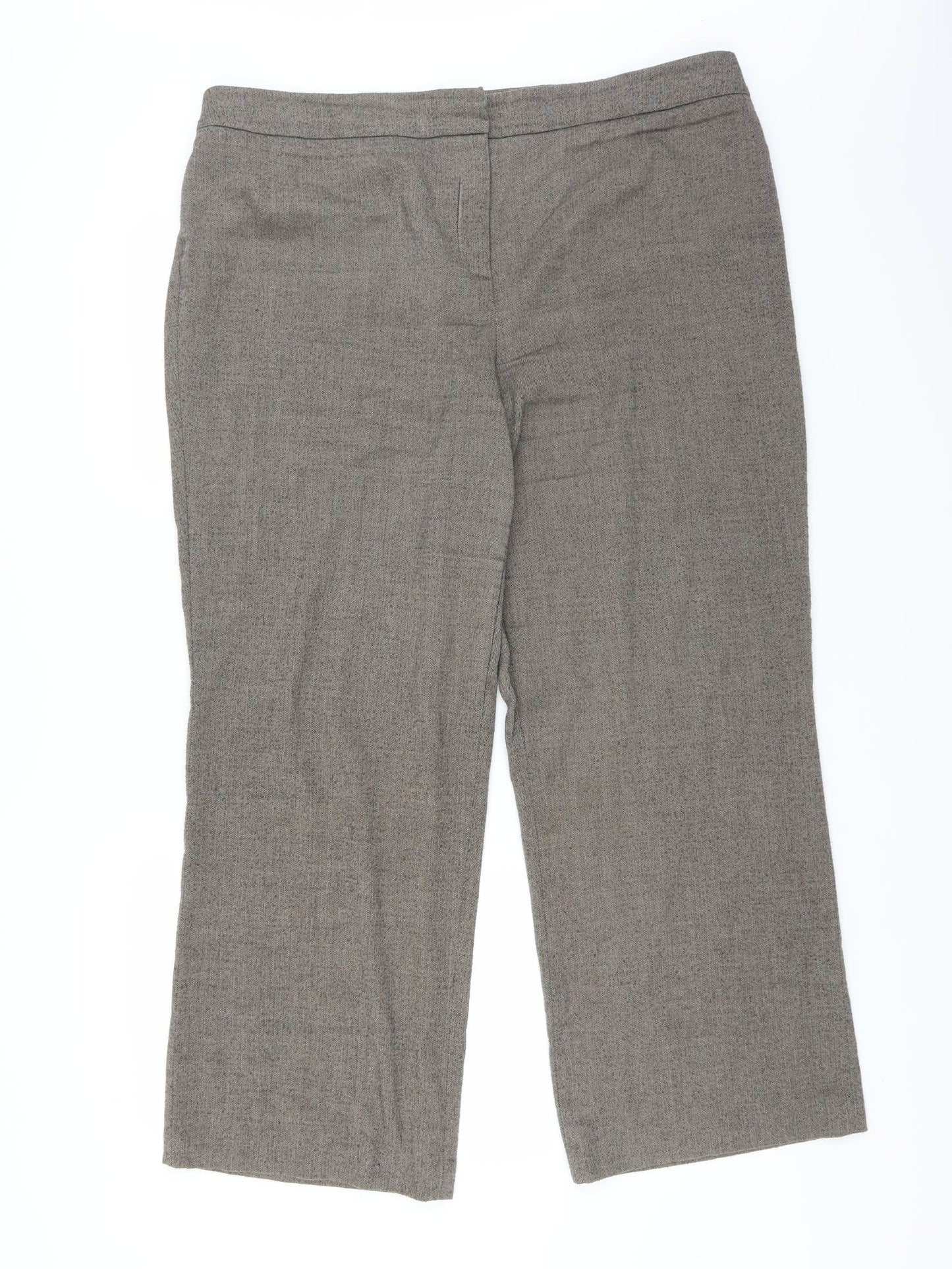 Ann Harvey Womens Brown   Trousers  Size 20 L27 in