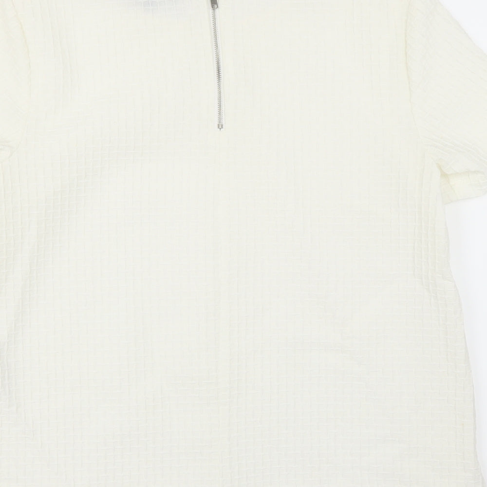 New Look Womens White   Basic Blouse Size 10