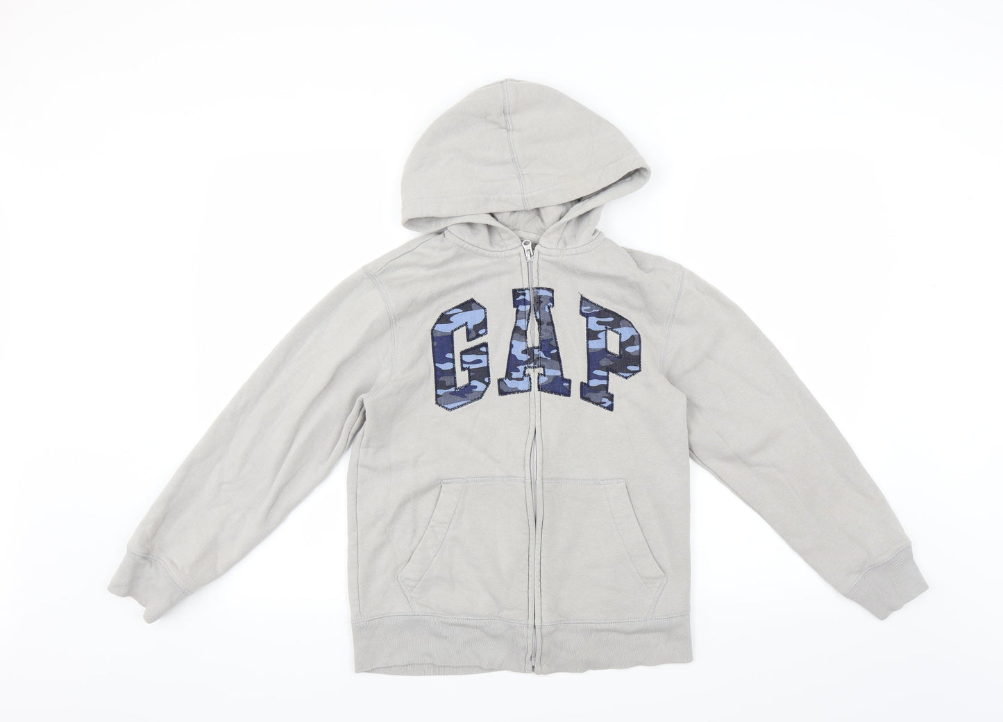 Gap Girls Grey   Full Zip Hoodie Size 12 Years