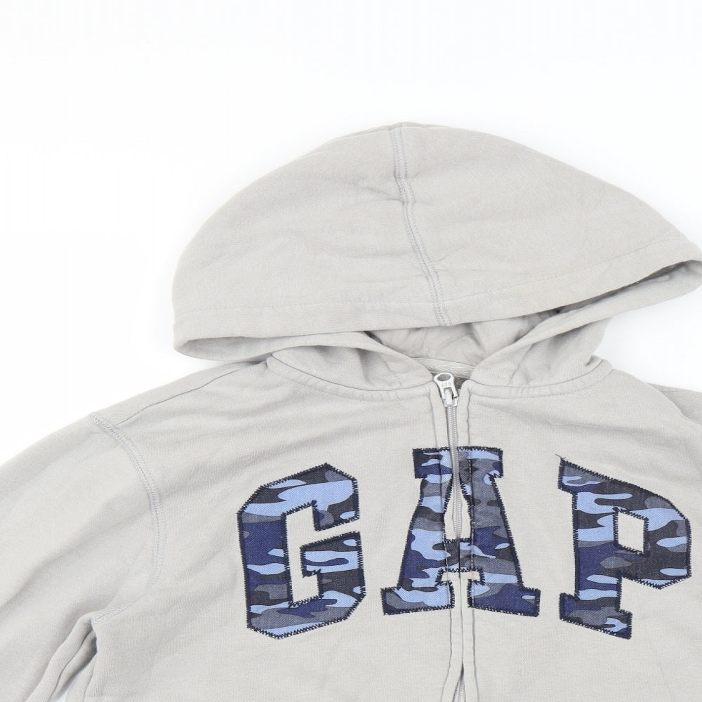 Gap Girls Grey   Full Zip Hoodie Size 12 Years