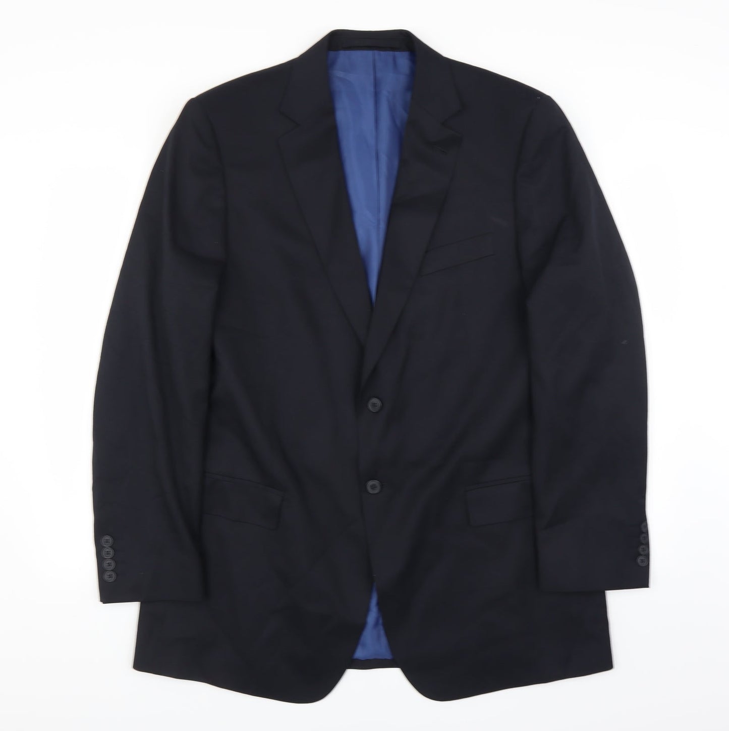Marks and Spencer Mens Blue   Jacket Suit Jacket Size 44