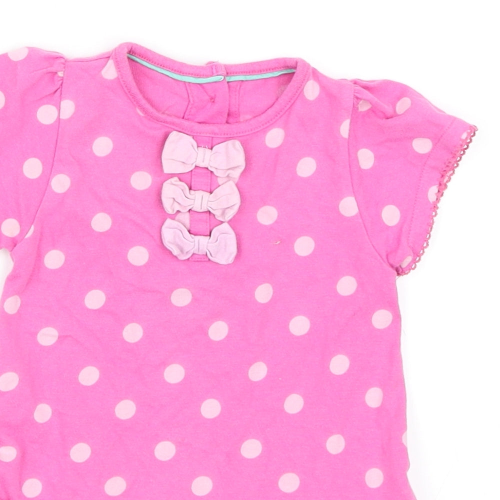 Marks and Spencer Girls Pink   Shift  Size 3-6 Months