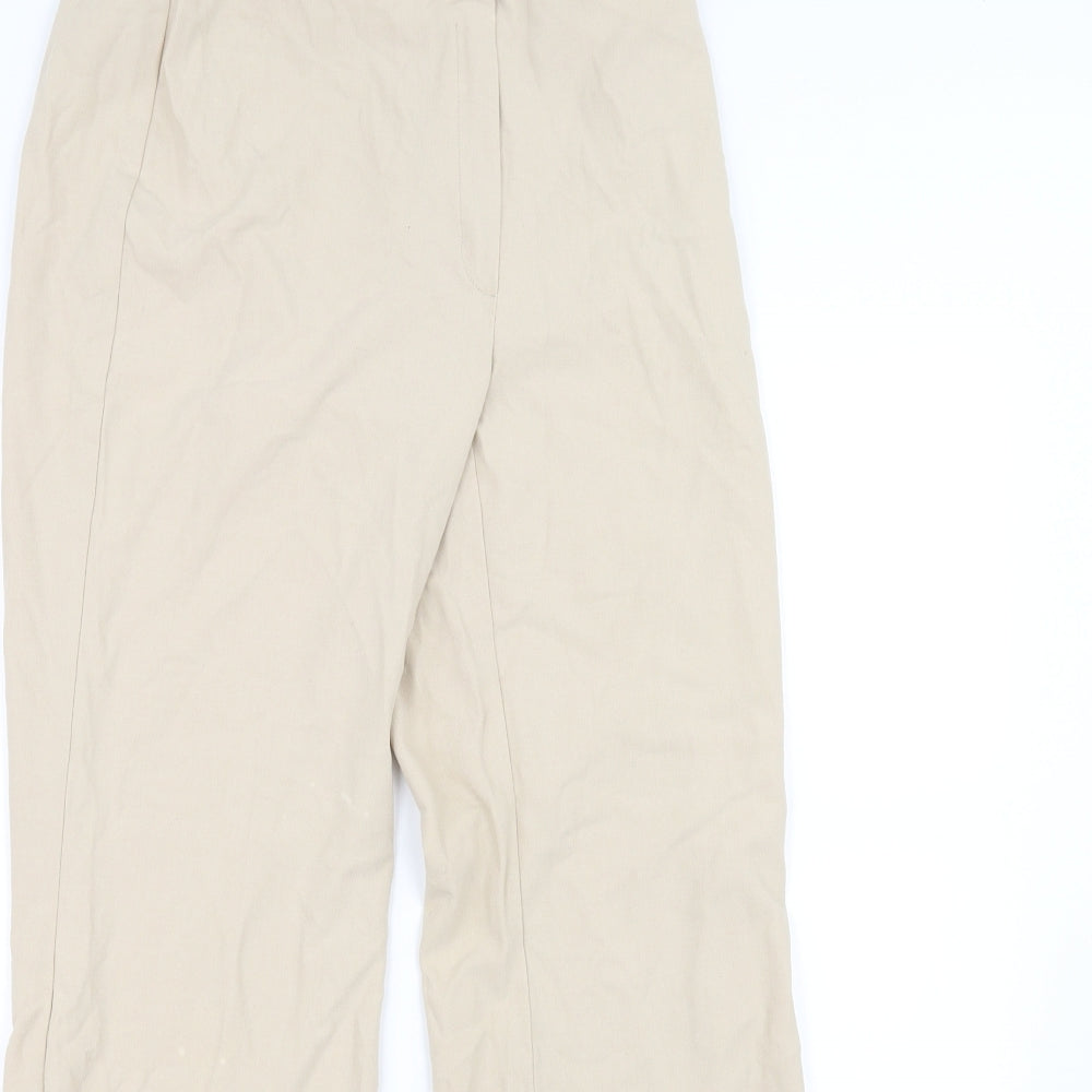 Marks and Spencer Womens Beige   Trousers  Size 10 L27 in