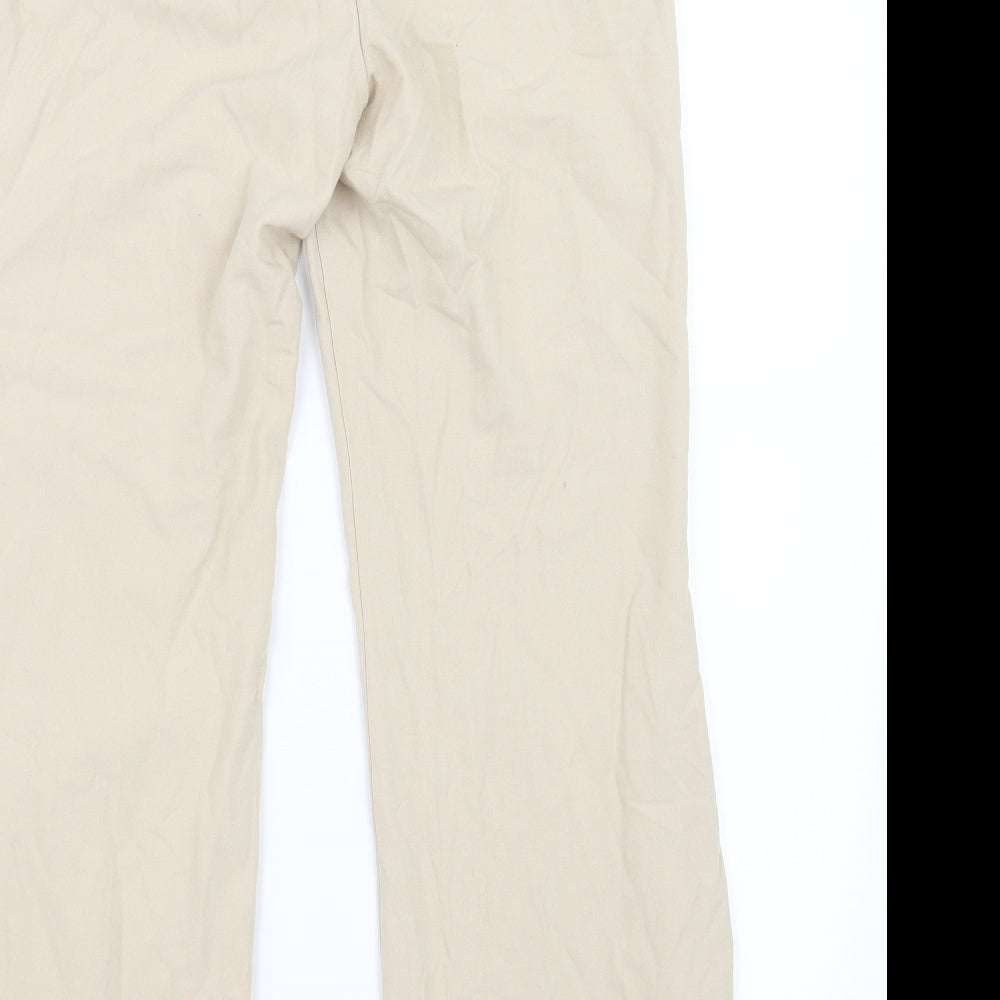 Marks and Spencer Womens Beige   Trousers  Size 10 L27 in