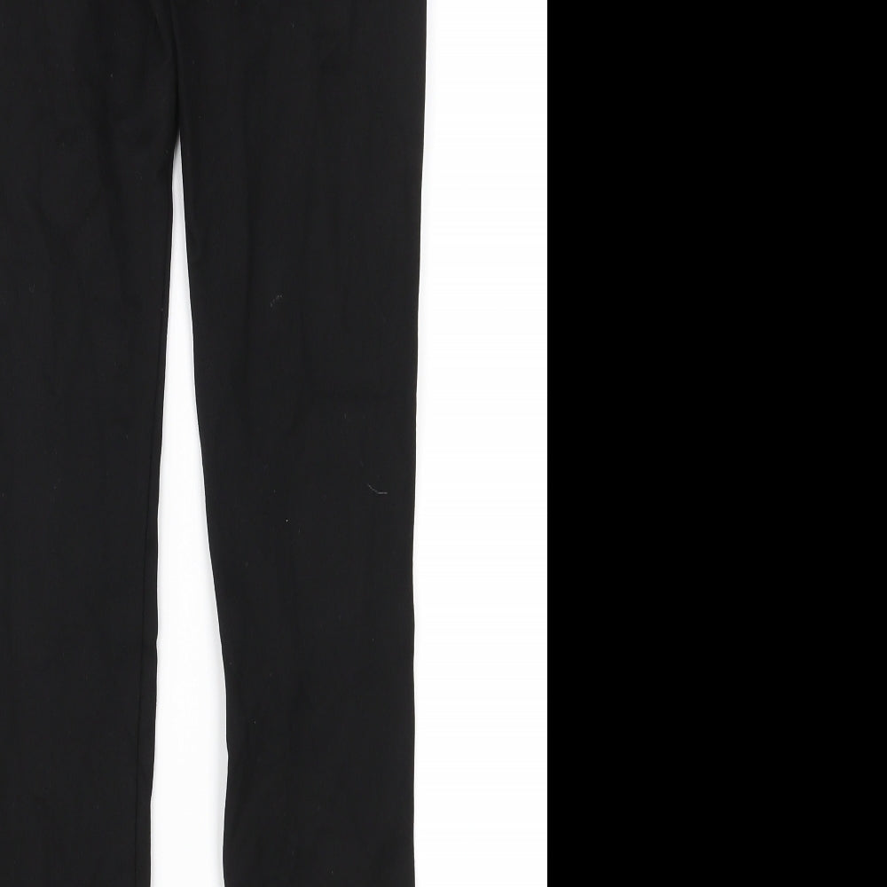 Zara Womens Black   Trousers  Size S L25 in