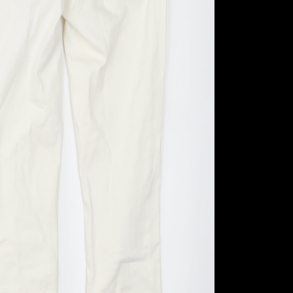 Gap Mens Ivory  Denim Skinny Jeans Size 26 in L27 in - Girlfriend Fit