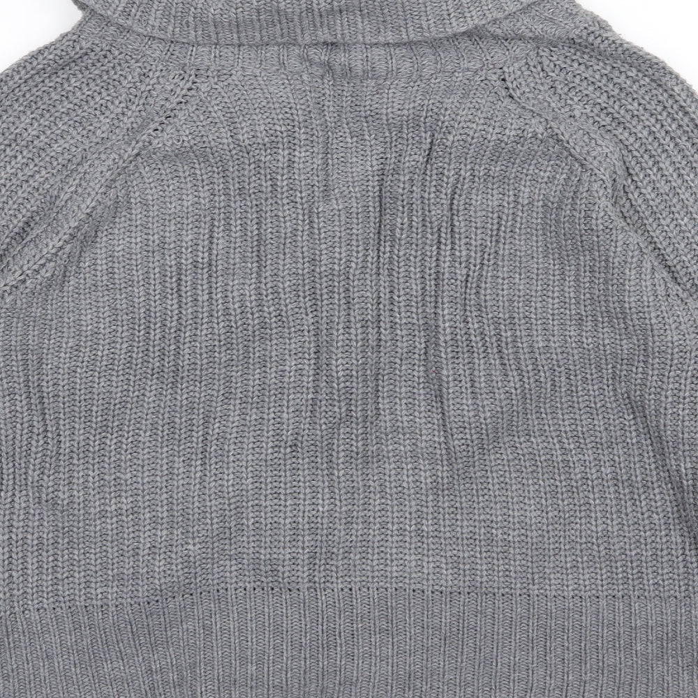 George Womens Grey  Knit Cardigan Jumper Size 16