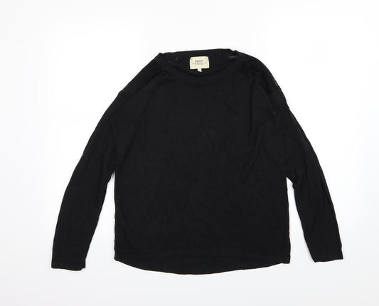 Papaya Womens Black  Knit Pullover Jumper Size 10