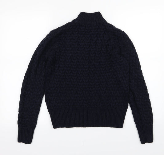 QED London Womens Blue  Knit Pullover Jumper Size S