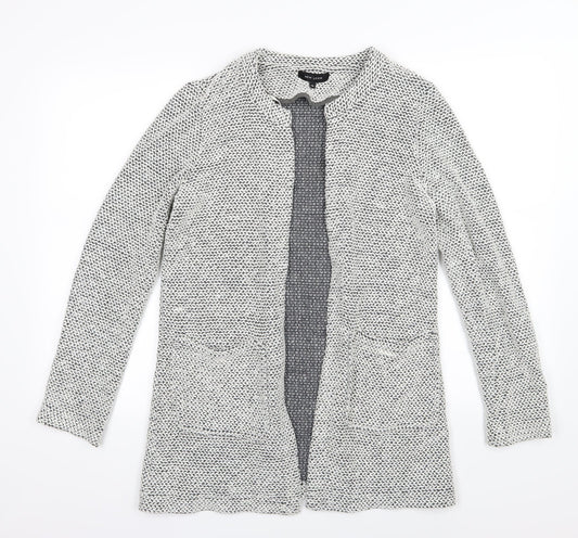 New Look Womens Grey  Knit Jacket  Size 10