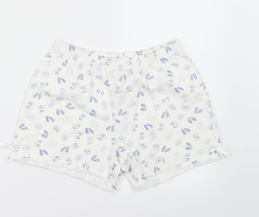 Miniman Girls White   Sweat Shorts Size 12 Years