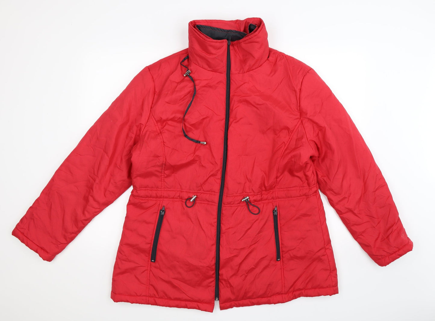 Anne De Lancay Womens Red   Jacket  Size L