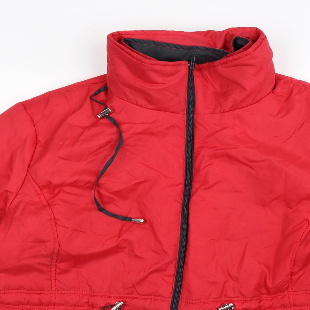 Anne De Lancay Womens Red   Jacket  Size L