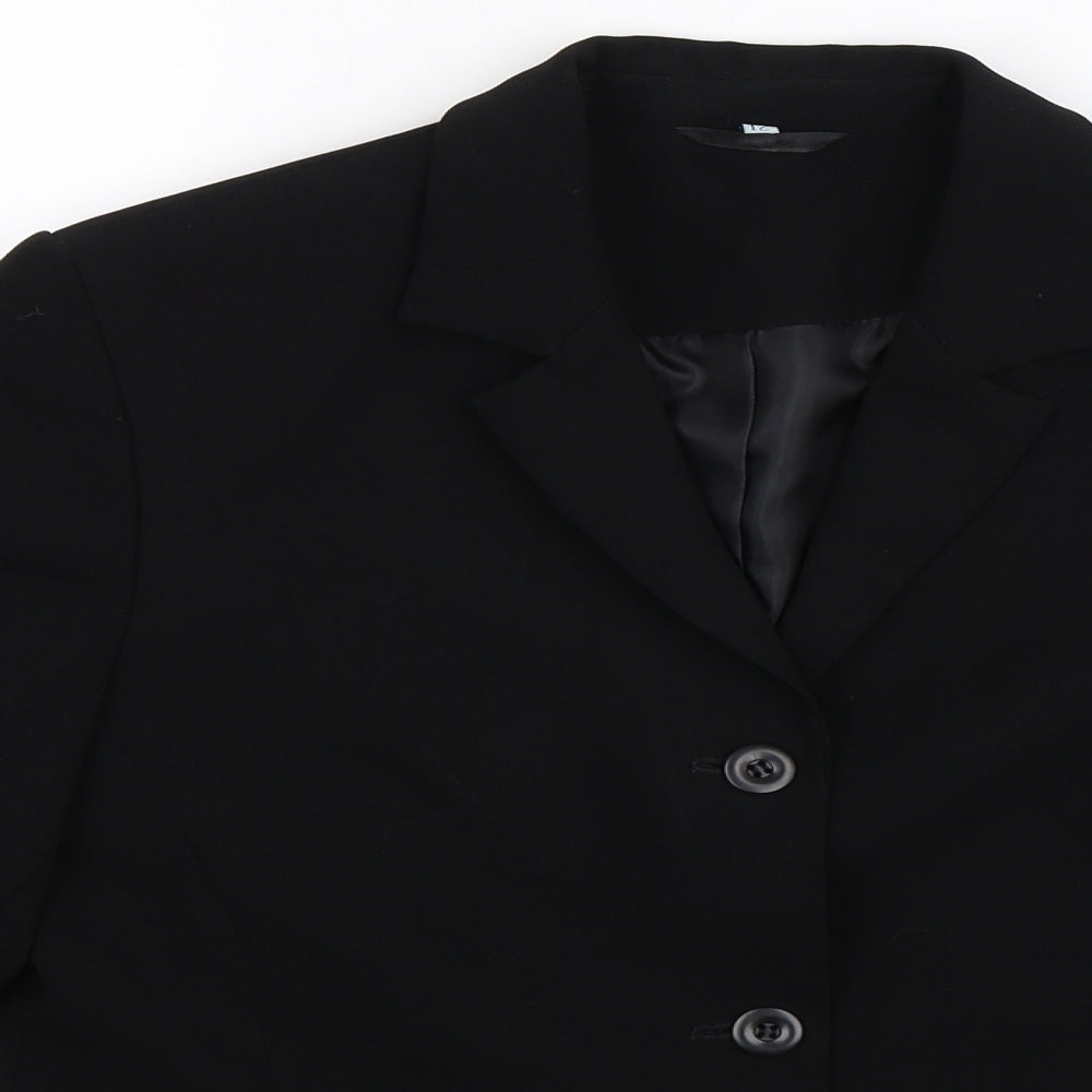 Anne Brooks Womens Black   Jacket Suit Jacket Size 12