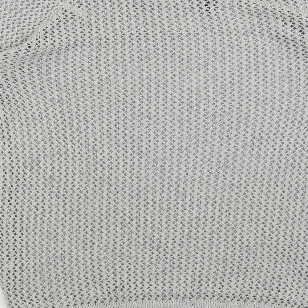 Dalu Womens Grey  Knit Pullover Jumper Size M