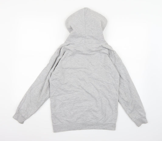 Just Hoods Boys Grey  Jersey Pullover Hoodie Size 12-13 Years  - Durham