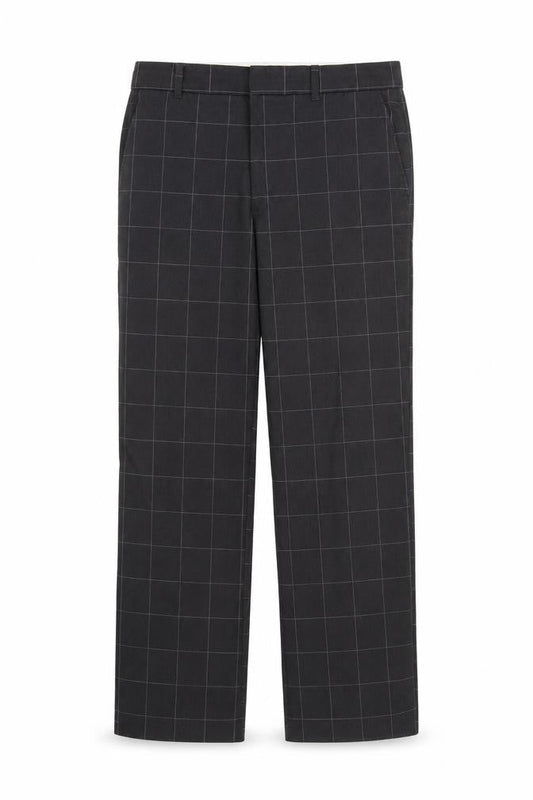 Weekday Mens Grey Check  Trousers   L29 in