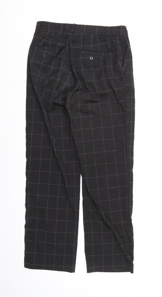 Weekday Mens Grey Check  Trousers   L29 in