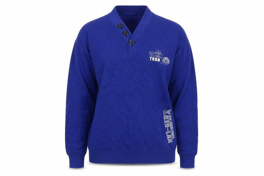 Womens UK L Regular Lee Cooper Blue Pullover Tight-Knit