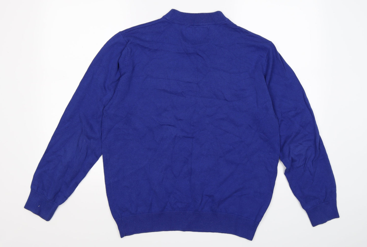 Lee Cooper Womens Blue  Knit Pullover Jumper Size L