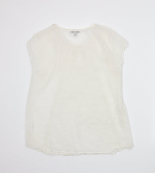 En Garde Womens White   Basic T-Shirt Size M