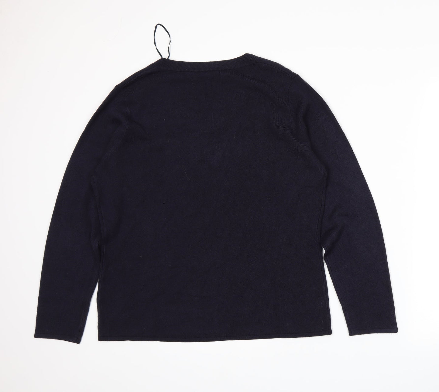 Bonmarché Womens Blue  Knit Pullover Jumper Size XL