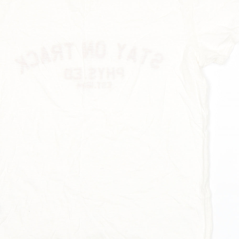 Marks and Spencer Womens White   Basic T-Shirt Size 12