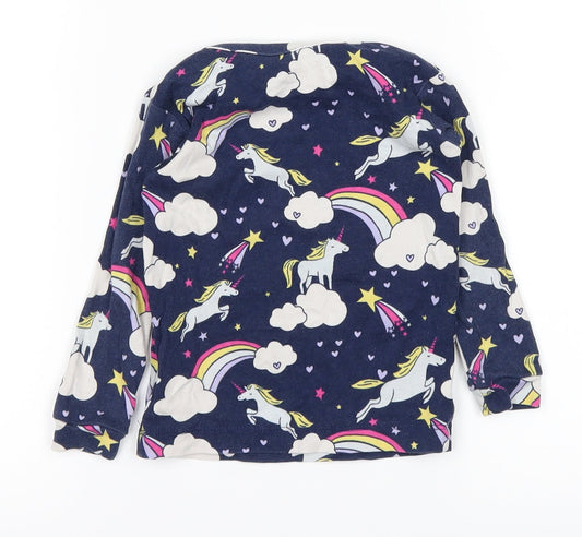 Gap Girls Blue   Basic T-Shirt Size 12-18 Months