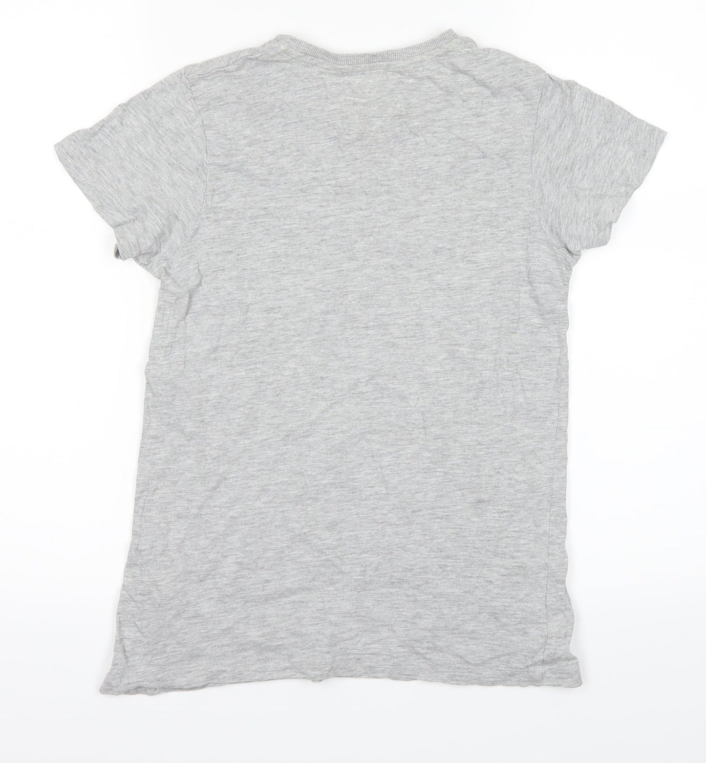 Preworn Boys Grey   Basic T-Shirt Size 10 Years