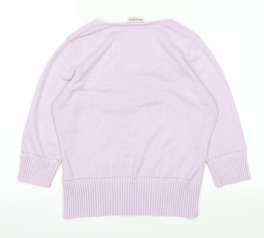 MINUTE Womens Purple   Pullover Jumper Size 12