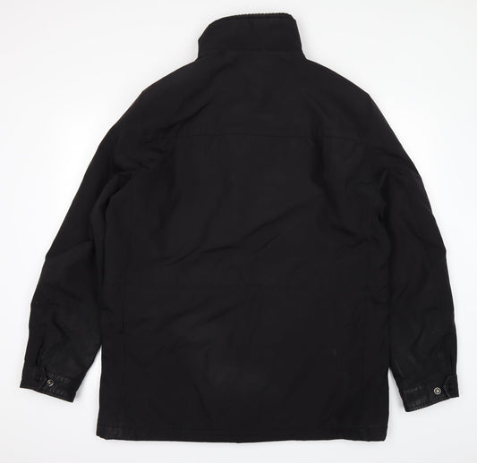 Collezione Womens Black   Bomber Jacket Coat Size L