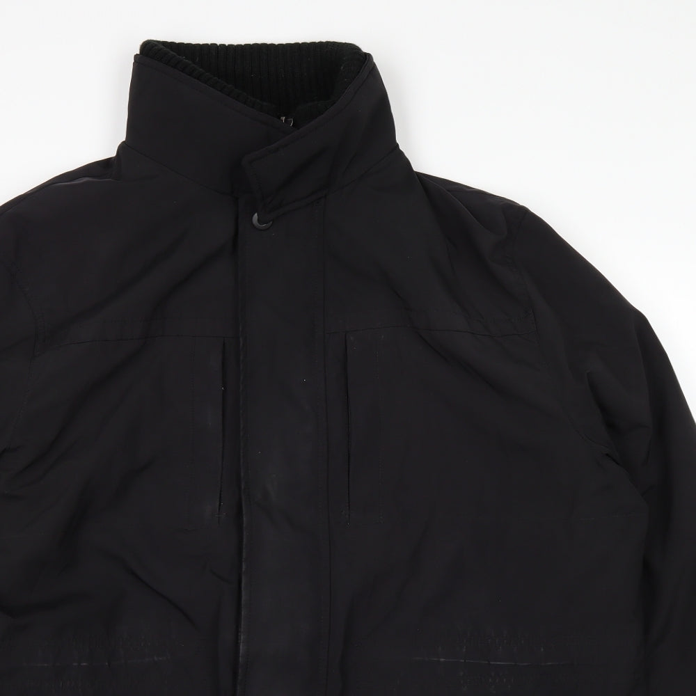 Collezione Womens Black   Bomber Jacket Coat Size L