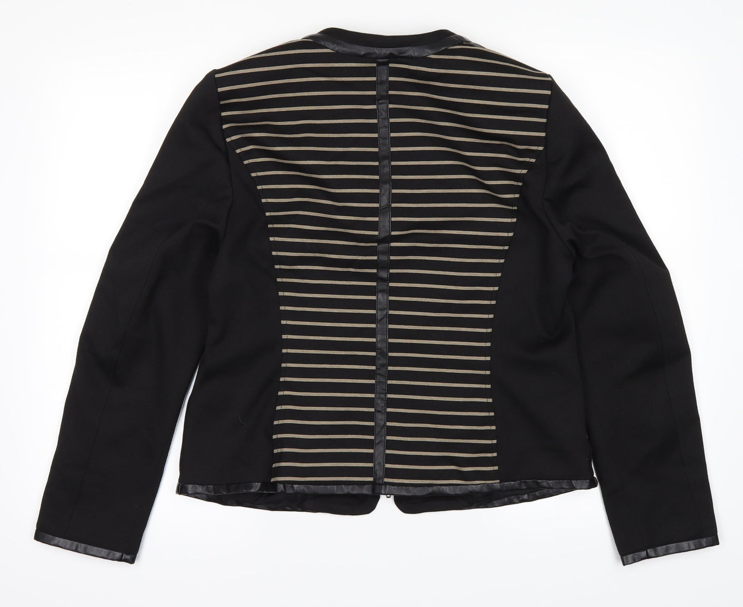 Bianca Womens Black   Jacket  Size 14