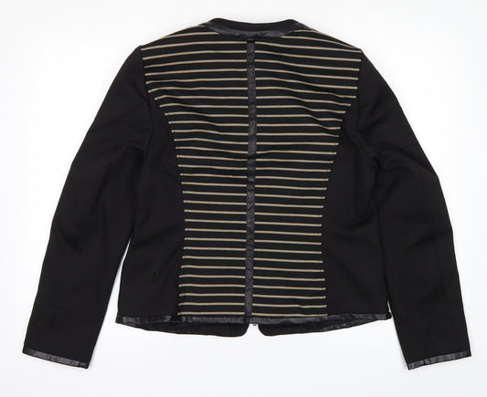 Bianca Womens Black   Jacket  Size 14