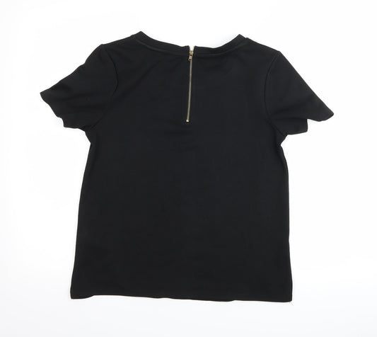 New Look Womens Black   Basic T-Shirt Size 8