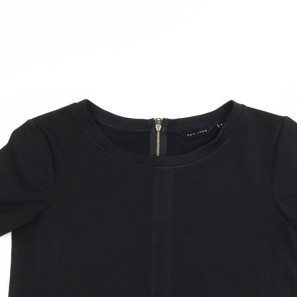 New Look Womens Black   Basic T-Shirt Size 8