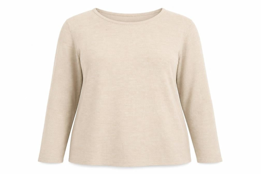 Front view of Bonmarché women’s brown jumper, size XL