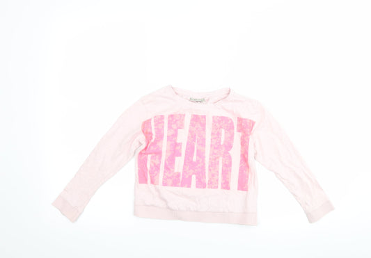 NEXT Girls Pink   Basic T-Shirt Size 6 Years