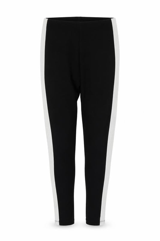 H&M Womens Black Striped  Harem Leggings Size XS L28 in