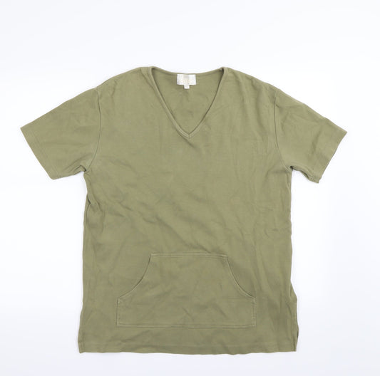 Ame Womens Green   Basic T-Shirt One Size