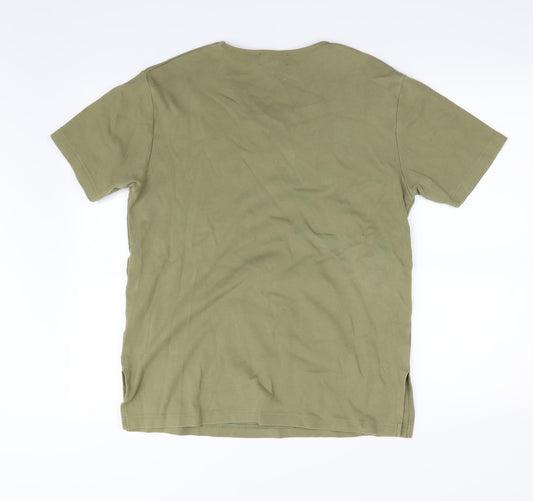 Ame Womens Green   Basic T-Shirt One Size