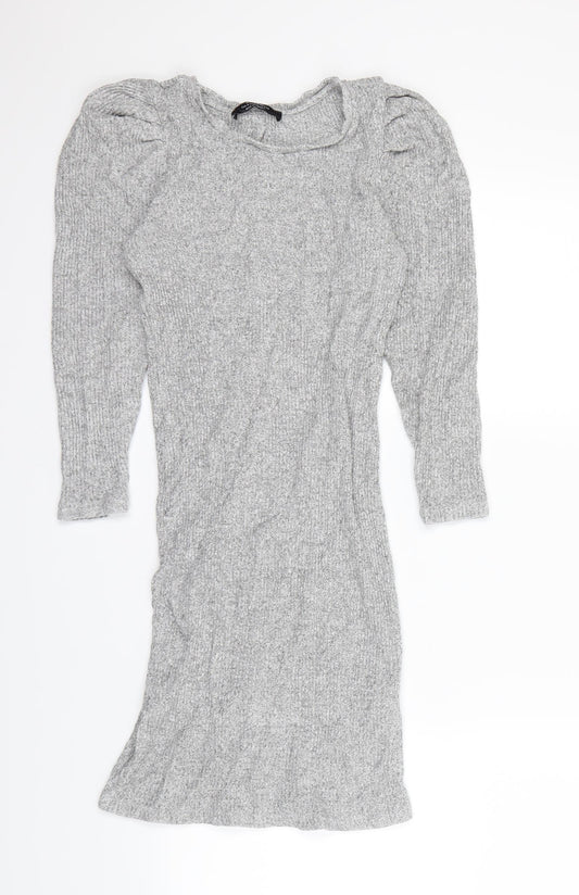 Bershka Womens Grey   Bodycon  Size M