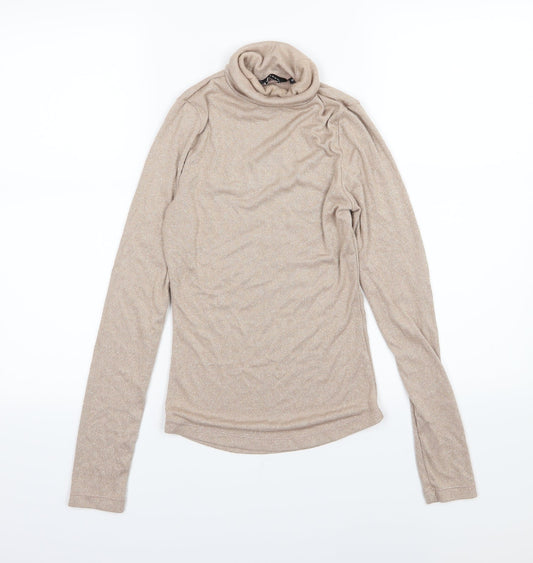 New Look Womens Beige  Knit Pullover Jumper Size 10