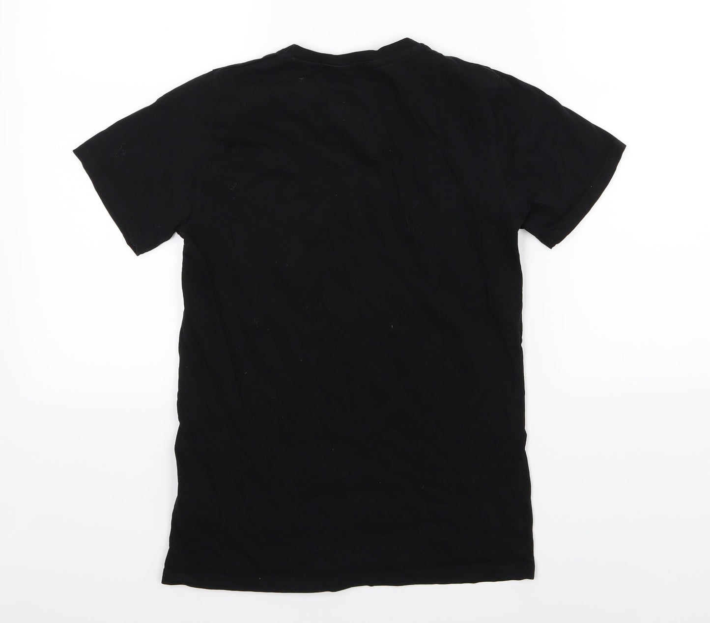 New Look Womens Black  Jersey Basic T-Shirt Size 6  - Nothing To Wear Slogan
