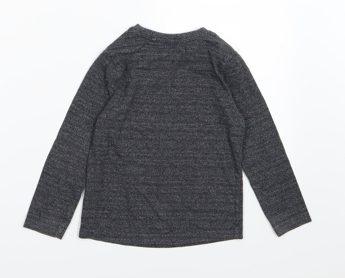 TU Boys Grey  Jersey Basic T-Shirt Size 2-3 Years  - blast off