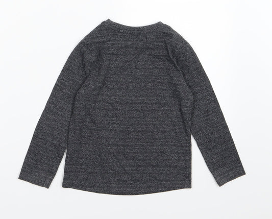 TU Boys Grey  Jersey Basic T-Shirt Size 2-3 Years  - blast off