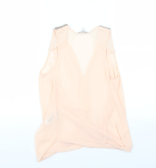 New Look Womens Pink   Basic Blouse Size 8