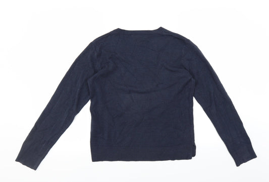 Marks and Spencer Womens Blue   Pullover Jumper Size 8