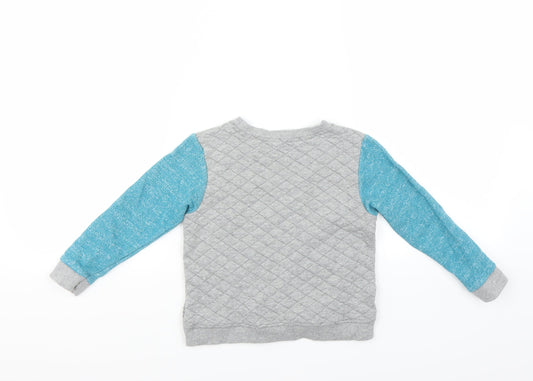 M&Co Boys Grey   Pullover Sweatshirt Size 2-3 Years